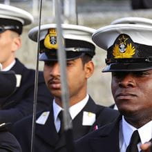 Lord High Admiral’s Divisions – the final passing out parade of the year of Royal Navy Officer training in Dartmouth, Devon.