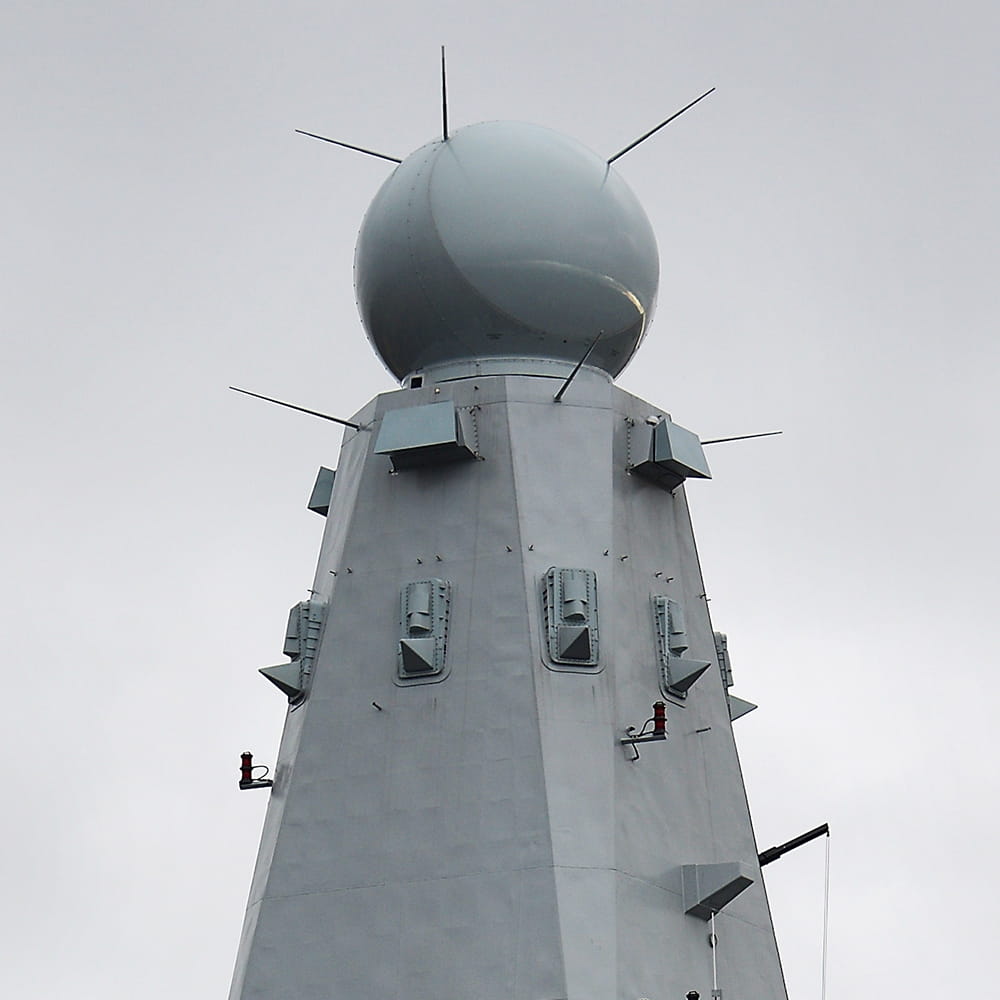 The detection systems onboard the Royal Navy's Daring Class ship, the HMS Duncan