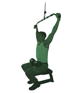 get fit to join royal marines lat pull down step one