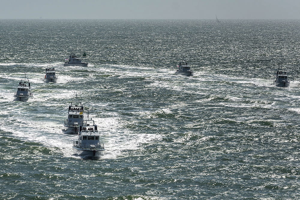 Manchester P2000'S conduct Squad Ex in the Solent, 2019