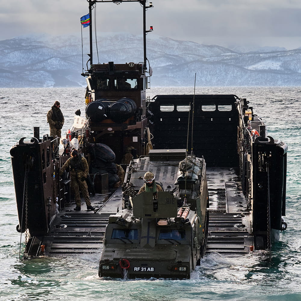 landing craft specialists of 4 Assault Squadron Royal Marines